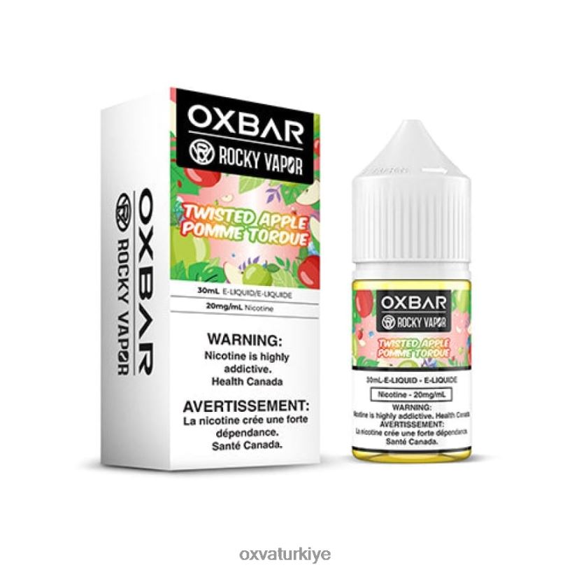 666Z4V51 bükülmüş elma - OXVA Türkiye OXVA OXBAR 30ml tuz güzel