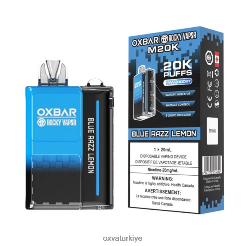 666Z4V2 mavi razz limon - OXVA Ankara OXVA OXBAR M20K