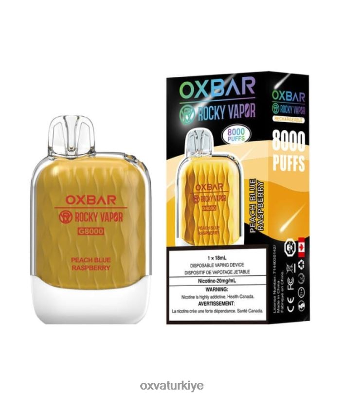 666Z4V37 şeftali mavisi ahududu - OXVA Online Store OXVA OXBAR G8000