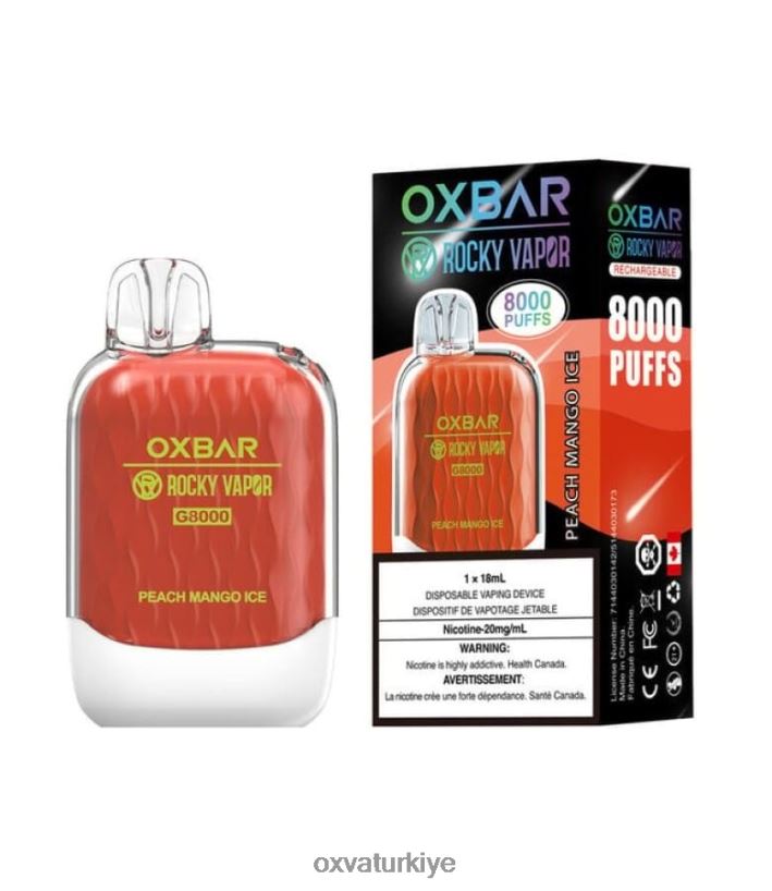666Z4V39 şeftali mango buzu - OXVA Review OXVA OXBAR G8000