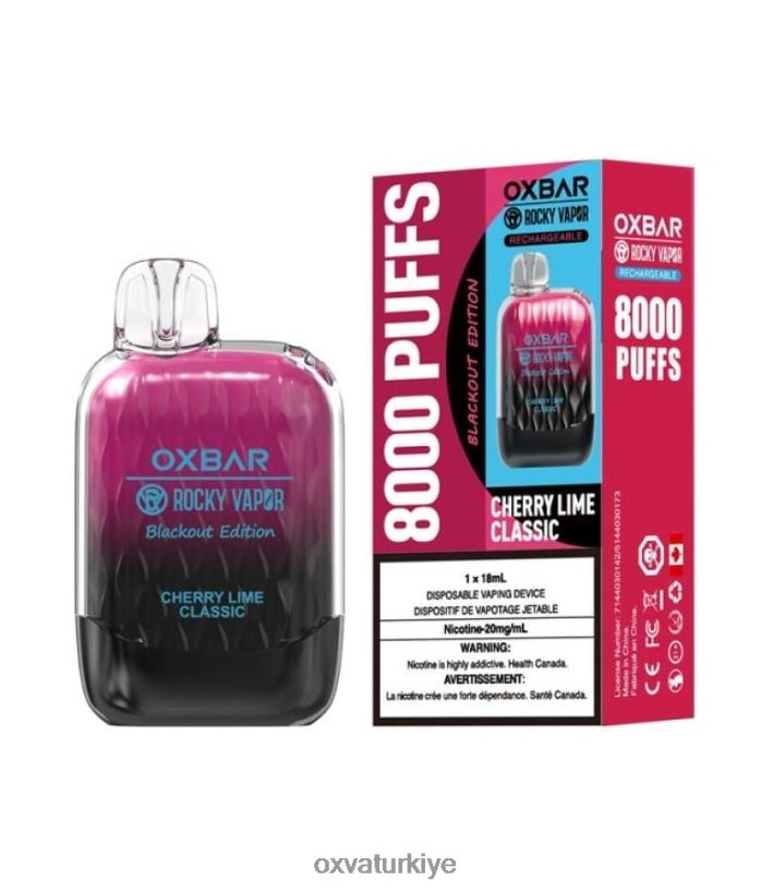 666Z4V44 kiraz limonu klasik - OXVA Elektronik Sigara OXVA OXBAR G8000