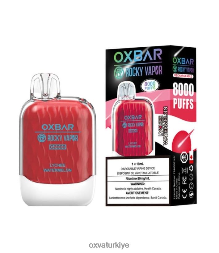 666Z4V60 liçi karpuzu - OXVA Disposable Pod OXVA OXBAR G8000
