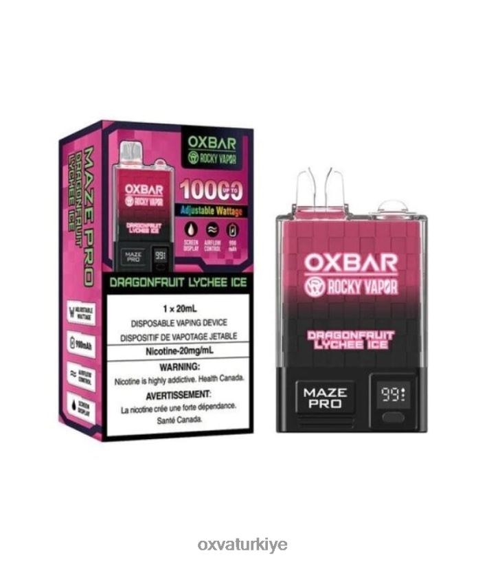 666Z4V25 ejder meyvesi lychee buz - OXVA Elektronik Sigara Fiyatları OXVA OXBAR MAZE PRO 10000