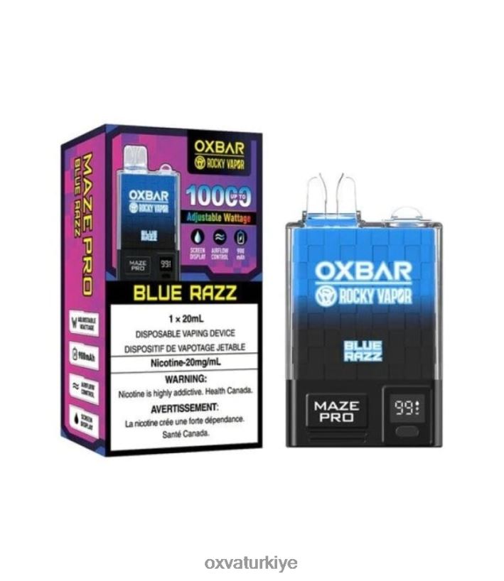 666Z4V26 mavi razz - OXVA Shop OXVA OXBAR MAZE PRO 10000
