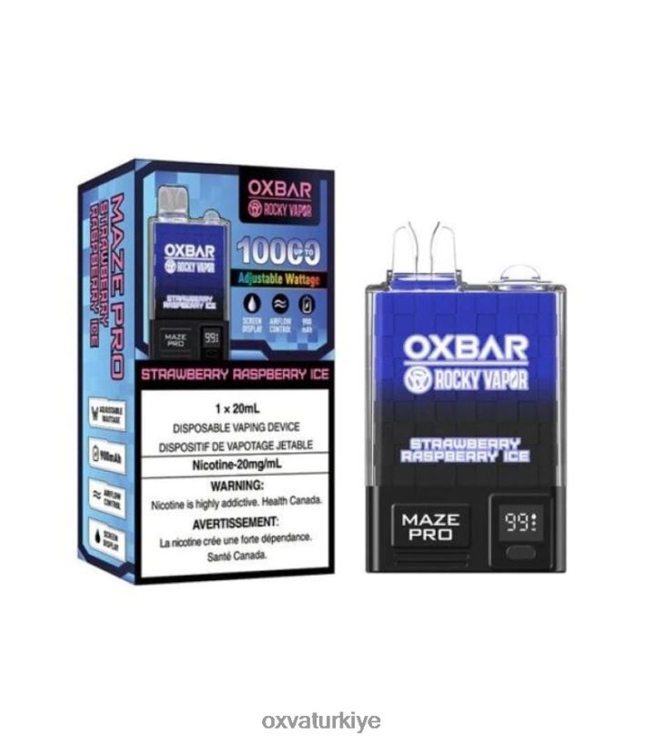 666Z4V30 çilek ahududu buz - OXVA Disposable Pod OXVA OXBAR MAZE PRO 10000