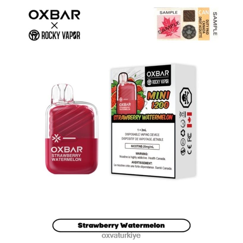 666Z4V18 çilek karpuz - OXVA Vape Sale OXVA OXBAR MINI 1200