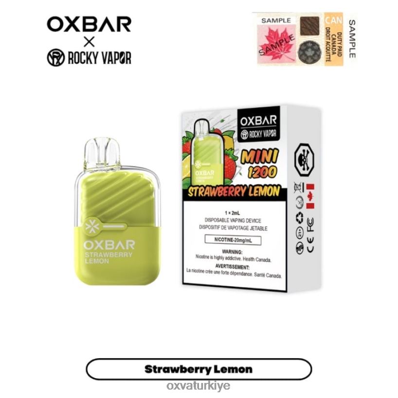 666Z4V19 çilek limon - OXVA Review OXVA OXBAR MINI 1200